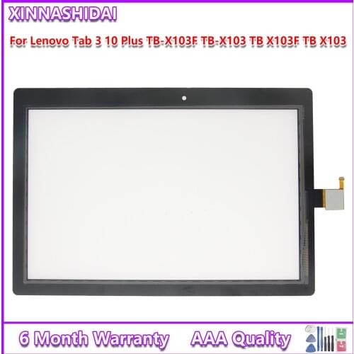For 10.1" Lenovo Tab 3 10 Plus TB-X103F TB-X103 Tab 2 A10-30 YT3-X30 X30F Touch Screen Digitizer Glass Sensor Panel Replacement
