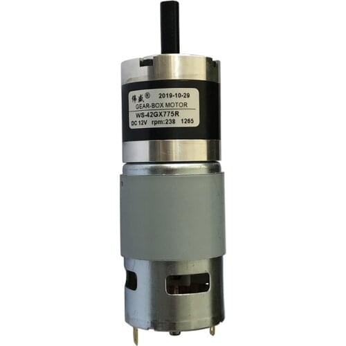 42GX775R DC planetary gear reducer motor, 12V24V, 5-1300RPM, high power, high torque, forward and reverse