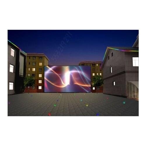 Flexible curve led panel screen indoor p10full color video led tv screen advertising