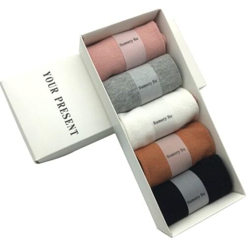 5 Pairs/Lot Cotton Socks Women Casual Boat Low Cut Fashion Short Ankle Socks Women Ladies Girl 5 Styles Hot Sale New Design