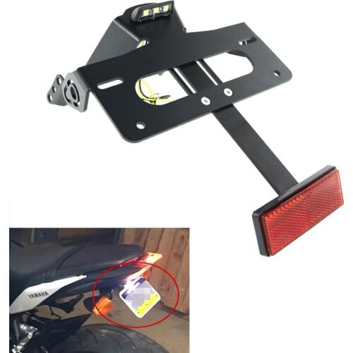 Tail Tidy Fender Eliminator kit Fit For Yamaha MT-09 MT09 FZ-09 2017 2018 2019 2020 License Plate Holder Bracket Aluminum