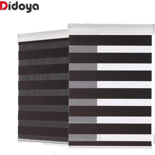 Customized Size High Quality Zebra Blinds Waterproof Day Night Blinds Window Bedroom Living Room Roller Blinds Dimmable