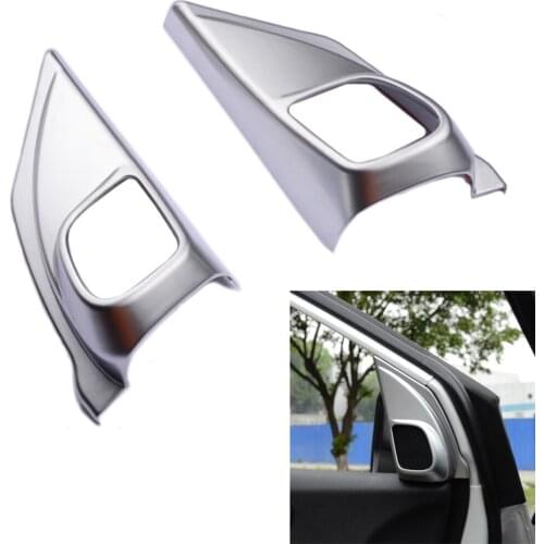 JEAZEA 1Pair Interior Triangle Loud Speaker Cover Trims Decoration For Honda CRV CR-V 2012 2013 2014 2015 2016 Car Styling