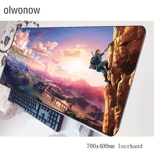 Zelda mousepad 700x400x3mm gaming mouse pad big gamer mat Fashion game computer desk padmouse keyboard HD pattern play mats