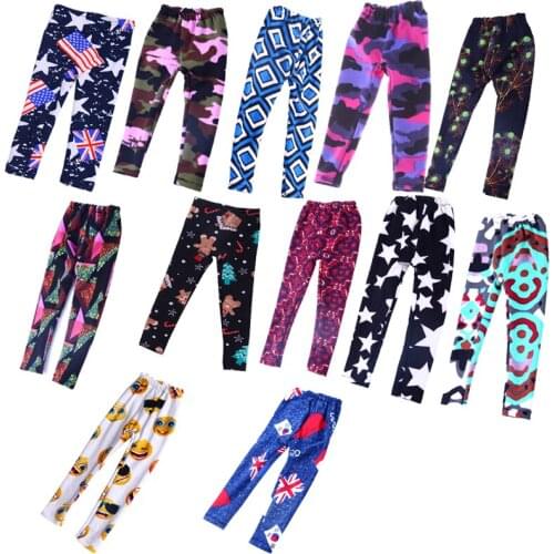 Doll Clothes Multi-Pattern Doll Leggings For 18 Inch American&43Cm Baby New Born Doll Our Generation , For Baby Festival Gift