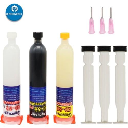 Mechanic Soldering Flux 30ML Liquid Glue for Mobile Phone Screen Middle Frame Adhesive Glue Repair Tablet Phone LCD screen Frame