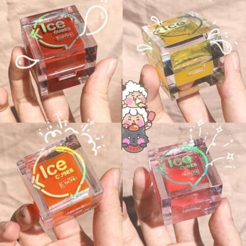 6-Color Multi-functional Lipstick Lip And Cheek Dual-use Moisture Lip Balm Blush Cream Lips Care Improve Lip Lines TSLM1