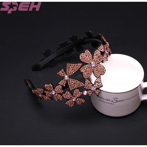 Fashion Australian diamond ladies hairband creative simplicity elegant hairband hairpin ladies headdress