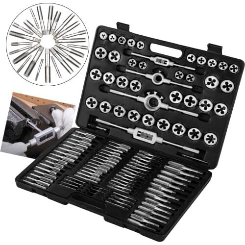 Mophorn Tap Set 110 Pieces Taps and Tapping Tools Precision Metric Screws Engineering Tap