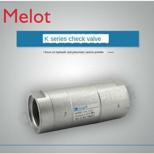 The One-Way Valve KA-6 KA-8 KA-10 KA-15 KA-20 KA-25 KA-32 KA-40 KA-50 Kit Tool Hot Sale