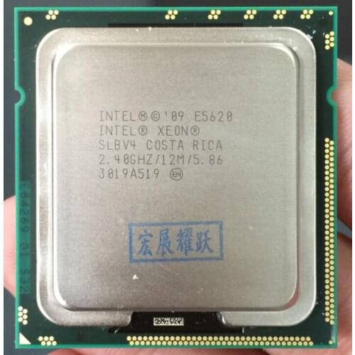 Intel Xeon Processor E5620 (12M Cache, 2.40 GHz, 5.86 GT/s Intel QPI) LGA1366 Desktop CPU 100% normal work