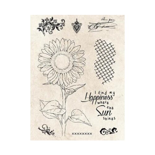 Flowers Transparent Clear Silicone Stamp/Seal for DIY scrapbooking/photo album Decorative clear stamp A1506