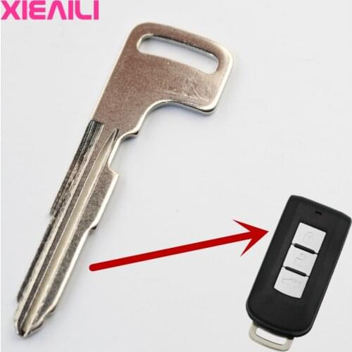 XIEAILI 50Pcs Blank Uncut Remote Smart Key Blade For Mitsubishi Outlander/Lancer/Pajero S462