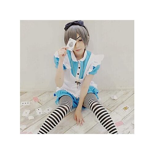 Black Butler Ciel Phantomhive Cosplay Maid Unifrom Dress