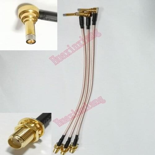 MS-156 MS156 Male Plug To SMA Female RF Extension Test-Probe Cable RG316 20CM/30CM/50CM