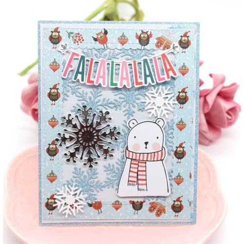 YPP CRAFT Snowflake Background Metal Cutting Dies Stencils for Scrapbooking/photo album Decorative Embossing Paper Cards