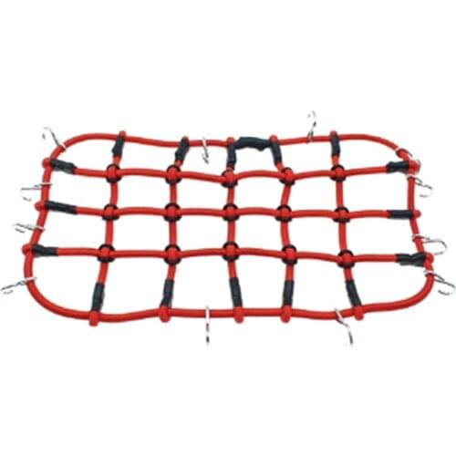 1/10 Scale RC Rock Crawler Accessory Luggage Roof Rack Net RED For D90 D110 Traxxas TRX-4 Trx4 Rc Car