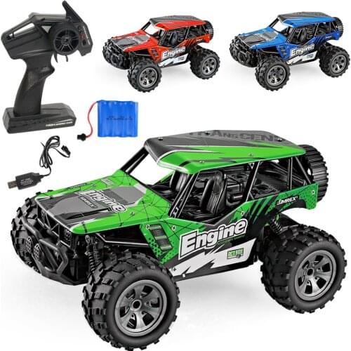 RC Car 1:20 High Speed Off-Road Trucks 2.4G Remote Control Car Rechargeable Mini Four-wheel Drive Climbing Vehicle Children Gift