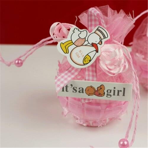 60pcs Creative Candy Boxes Gift Bag Baby Birthday Baby Shower Favor Childrens Day Cany Box Birthday Party Suppler Freeshipping