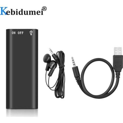 8GB Memory Storage Digital Audio Voice Recorder Dictaphone Stereo MP3 Music Player 3 in 1 USB Flash Disk Drive Mini Recoder