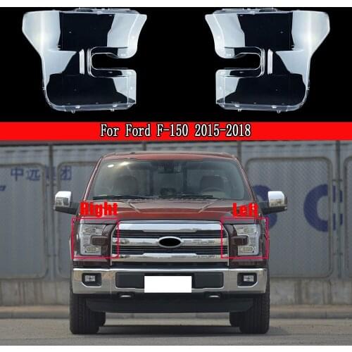 Car Headlight Clear Lens Headlamp Cover Coupe Convertible For Ford F-150 2015 2016 2017 Headlamp Cover Replacement Auto Shell