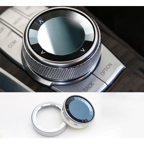 Car Styling Multimedia Buttons switch Cover Stickers panel Interior Auto For BMW 5 6 7 series GT G30 G38 G32 X3 G01 X4 G02