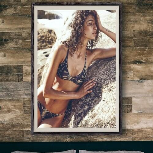 E291 Roberta Pecoraro Sexy Model Movie Star Wall Silk Cloth Poster Art Home Decoration Gift