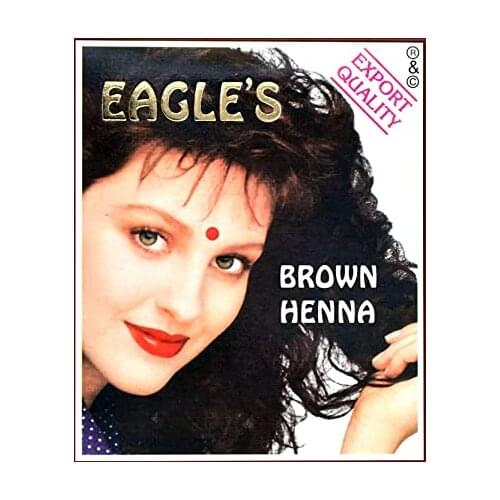 Eagles Brown Henna Original İndian Henna Hair Dye Henna 10 gr x 6 packs - Free Shipping