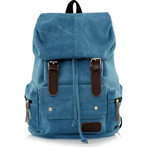Luggage men schoolbag backpack waterproof girl Canvas travel computer bags women double shoulder casual backpacks boy school bag