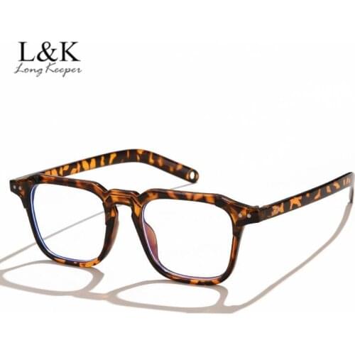 Blue Light Blocking Glasses Women Men Vintage Square Eyeglass Frame Clear Office Computer Goggles Protection Eyewear Lunettes