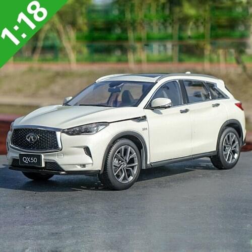 Original Factory 1:18 High Meticulous I Nfiniti 2018 Qx50 Alloy Model Car Static Metal Model Vehicles with Small Gift