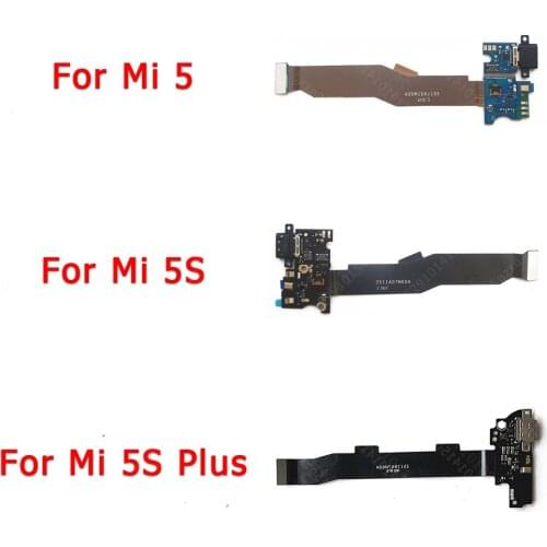 Original Usb Charge Board For Xiaomi Mi 5 5S Plus Charging Port Plate Ribbon Socket Pcb Dock Connector Replacement Spare Parts