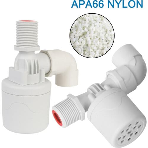 Water Level Control Inside Installed 1/2'' 3/4'' 1'' Full Automatic Float Valve Anti Corrosion Nylon Ball Balve