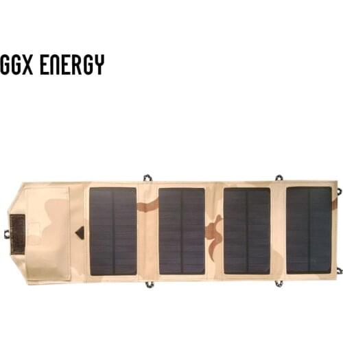GGXingEnergy Waterproof 8W 5V Portable Folding Mono Solar Panel Charger USB Output Controller Pack for Phones iPhone PSP MP4