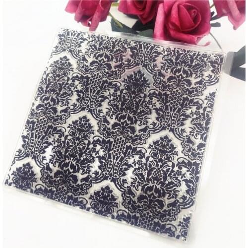 14*14CM Flower fountain Transparent Clear Stamps / Silicone Seals Roller Stamp For DIY Scrapbooking Photo Album/Card Making