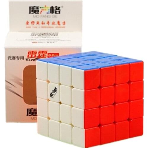 Qiyi 6.0cm/6.2cm Thunderclap 4x4x4 Competition Speed 4x4 Cube For Puzzle Kids Classic toys Cubo Magico Education Gift