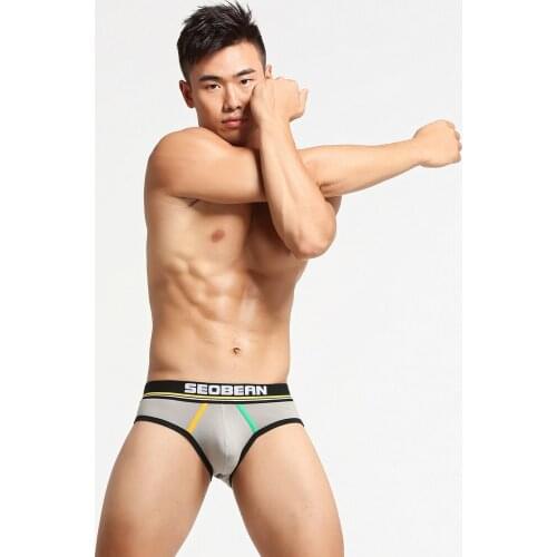 SEOBEAN Mens sexy Underwear Mens Bikini briefs Underwear for man