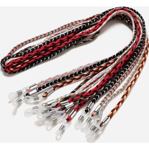 Retro Glasses Strap Neck Cord Cloth Adjustable Sunglasses Eyeglasses Rope Lanyard Holder Eyewears Cord Holder Neck Strap Rope
