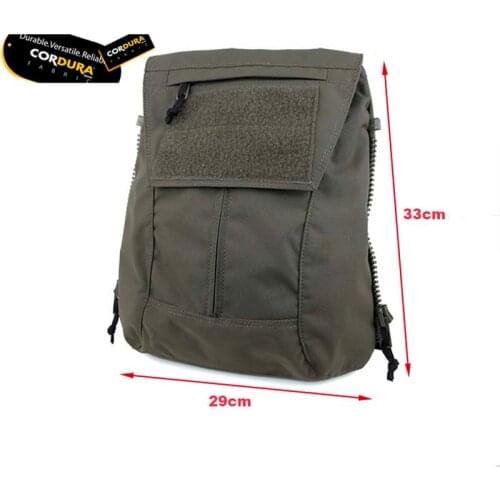 TMC Tactical Vest Bag Pouch CPC Vest Back PACK by ZIP PANEL BK/RG