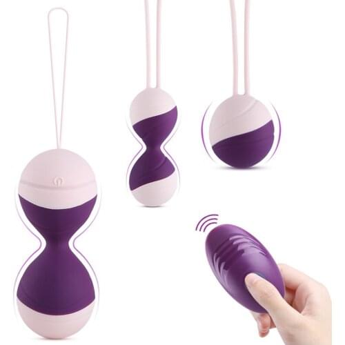 Egg Vibrator Exercise Vagina Tighten Vibrating Egg Ben Wa Ball Wireless Remote Control Kegel Balls Masturbation Adult Sex Toys