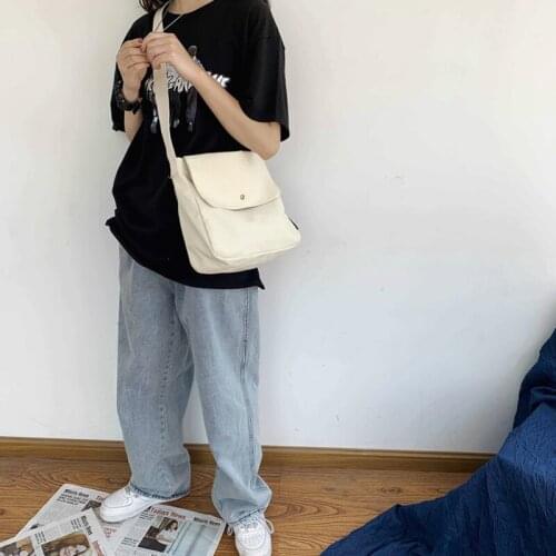 Vintage Unisex Canvas Crossbody Bag ladies hand bags luxury handbags women bags designer women Shoulder Bag