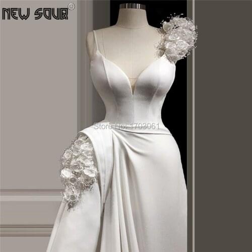 Floor Length Beading Evening Dresses 2020 Custom made Islamic Dubai Party Gown Women Saudi Arabic Long Formal Prom Gown Vestidos