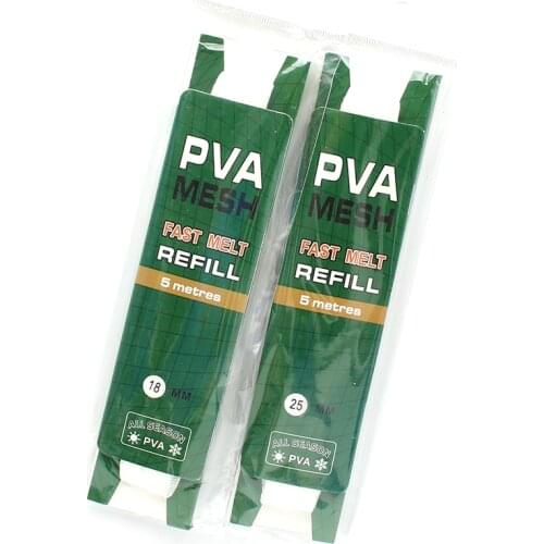 1Bag Carp Fishing Accessories PVA Bag Mesh Water Dissolving for Rig Foam Pop Up Boilies Carp Bait Hair Rig Carp Fishing Tackle