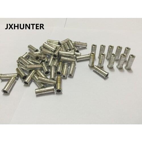 100PK Archery hunting aluminum arrow insert for crossbow arrow shooting OD 7.6mm