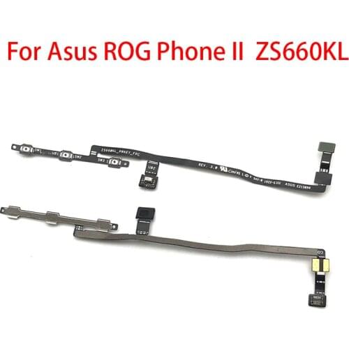 20Pcs/lot Volume Button Power Switch On Off Button Flex Cable For ASUS ROG Phone II ZS660KL 2019
