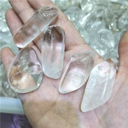 5piece natural clear quartz crystal tumble stones and crystals gemstones natural healing stones meditation grid