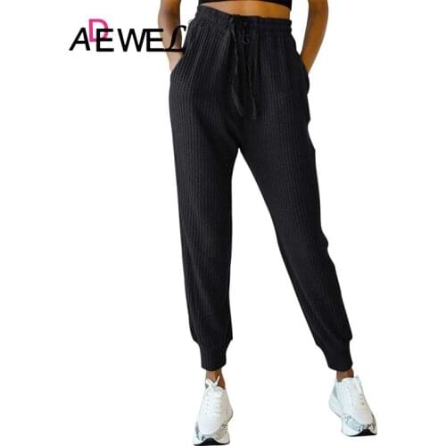 Женские прямые брюки ADEWEL China At AliExpress