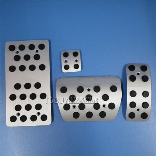 TTCR-II Car Accessory Fuel Brake Foot Rest AT pedals Plate Non slip For Ford EDGE automatic gas accelerator pedals pads Stickers