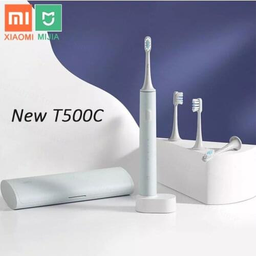 Xiaomi Sonic Electric Toothbrush T500C Wireless Rechargeable Waterproof Ultrasonic Mijia Tooth Brush Work Mijia APP Oral chean