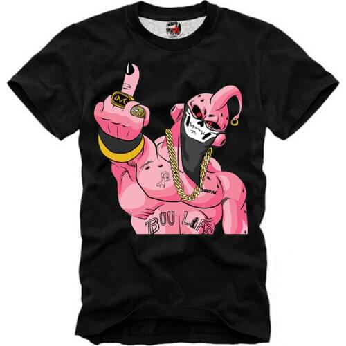 T Shirt Majin Boo Son Go-ku Gym Super Brand Clothing Tees Casual Male Best Selling Man Casual T Shirt